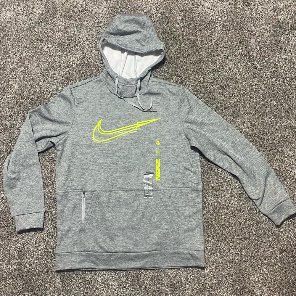 New Nike Mens Medium Therma Fit Lined Hoodie